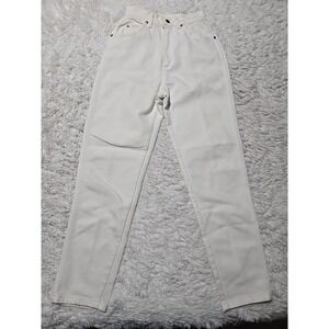 Vintage Lee‎ Riders Jeans Women's Pepper Stretch White Tapered Leg USA Denim 24"